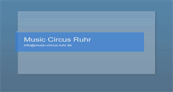 Desktop Screenshot of music-circus-ruhr.de