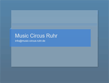 Tablet Screenshot of music-circus-ruhr.de